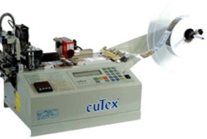 Cutex Brand Model : TBC-50SH, Woven Label (Hot Type) Cutting Machine