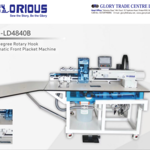 Glorious GLR-LD4840B Automatic Front Placket Machine