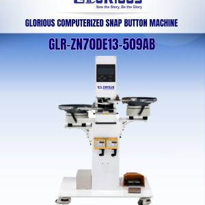 Glorious GLR-ZN70DE13-509AB Automatic Computerized Snap Button Machine