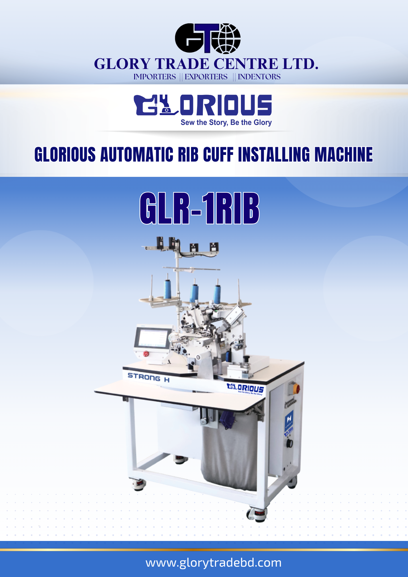 Glorious GLR-1RIB Automatic Rib Cuff Installing Machine